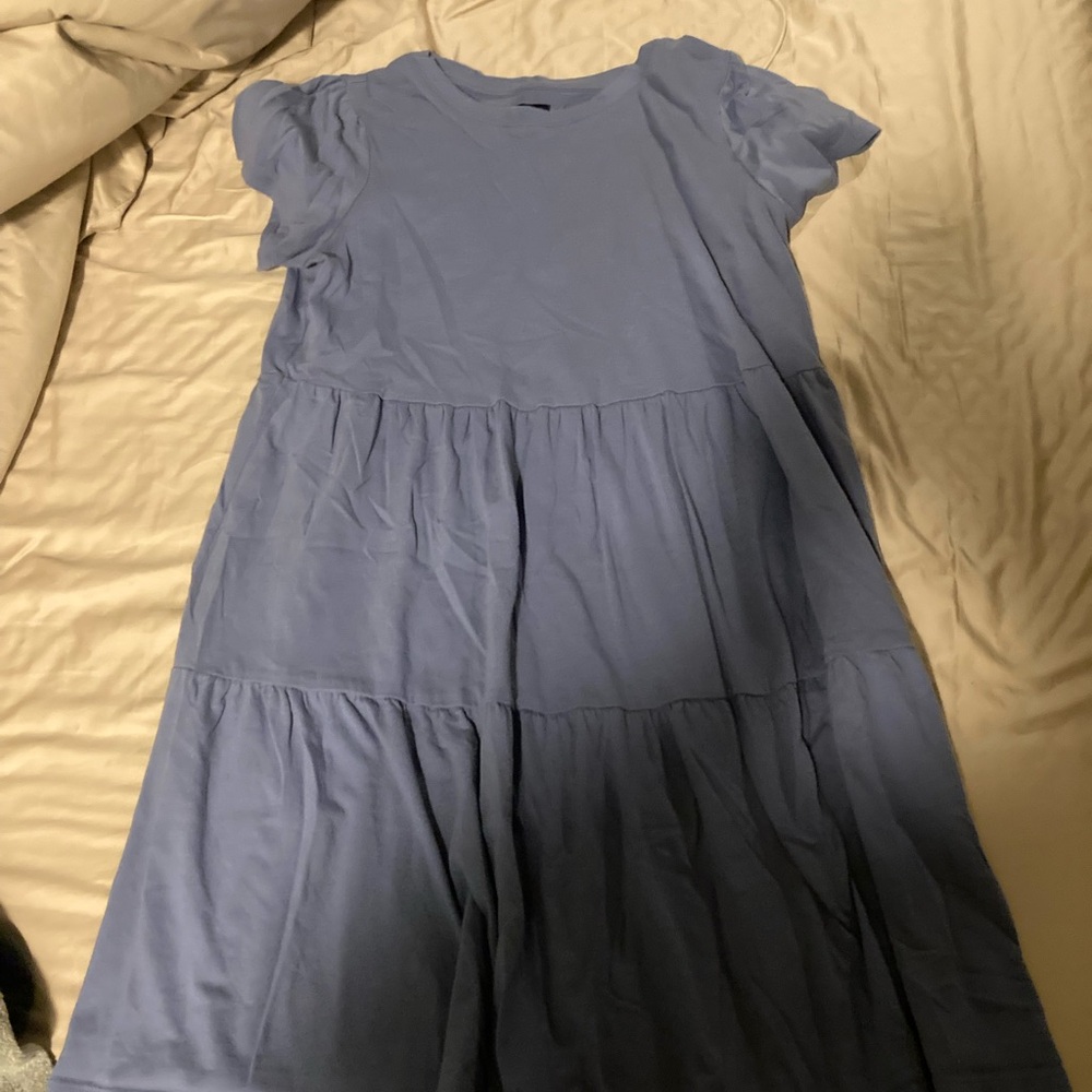 GAP Light Blue Tiered Dress